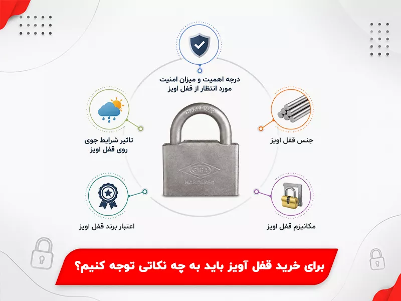 برای خرید قفل آویز باید به چه نکاتی توجه کنیم؟