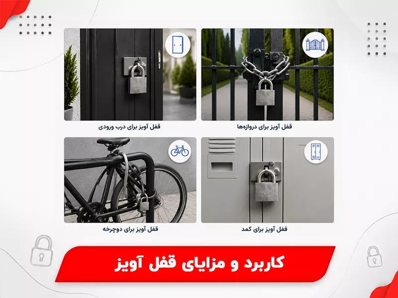 کاربرد و مزایای قفل آویز