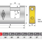 قفل کتابی 900 پاترول روکشدار کد 039 گیرا