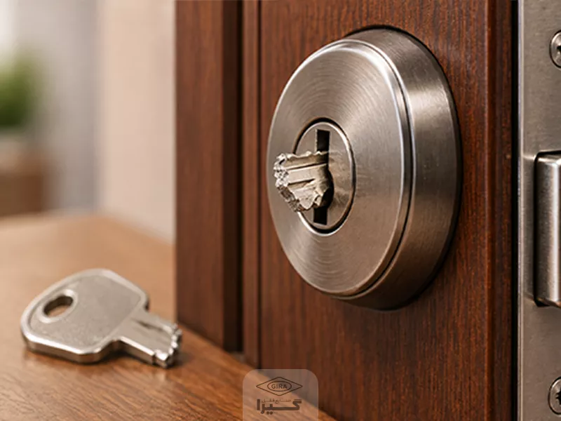 آیا بدون باز کردن قفل می‌توان کلید شکسته را از قفل خارج کرد؟
