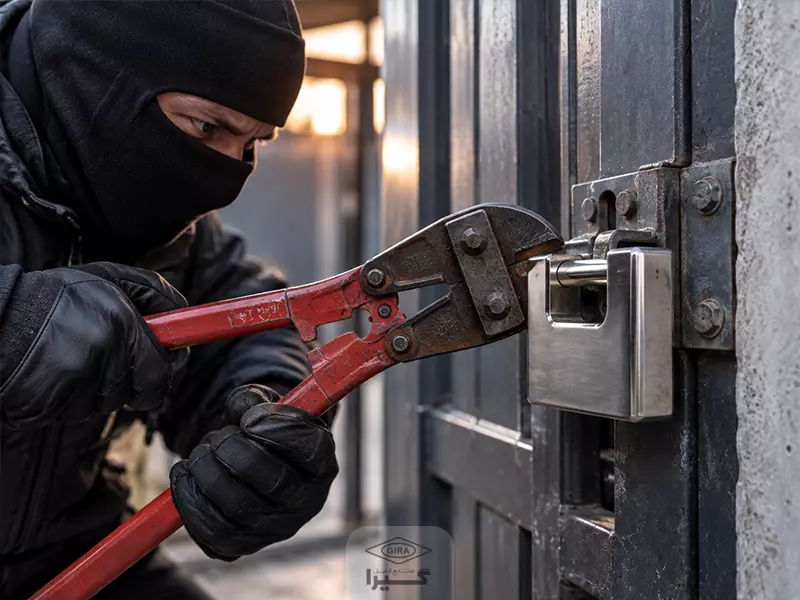 آیا قفل روکشدار ضد سرقت است؟