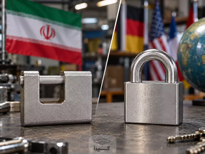 قفل روکش دار ایرانی بهتر است یا خارجی؟